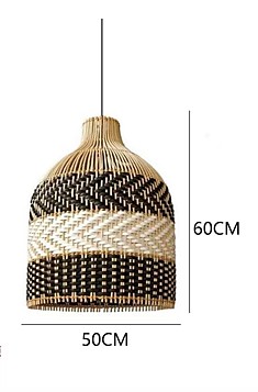 Подвесной Contemporist Rattan Light Etsy