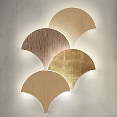 Бра Maseiro Palm gold