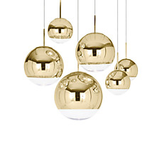 Зеркальный шар МД 35 золото