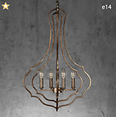Люстра лофт Scrin 4xE14
