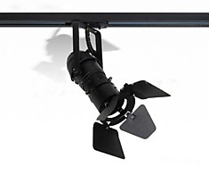 Cinema SP Светильник накладной под галогенную или светодиодную лампу GU-GZ10 50W, D=65mm, H=320mm (ч