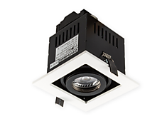 Светильник встроенный 107311 White/inside Black