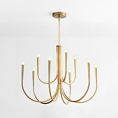 Люстра Swoop Arm Chandelier 3+6
