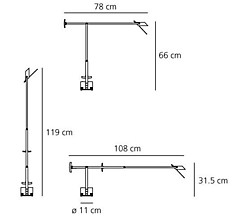 Настольная лампа TIZIO 35 black Artemide (A005010)