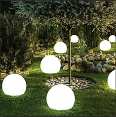 Светильник шар Jellymoon Bright Ground 15х15 см, от сети 220V