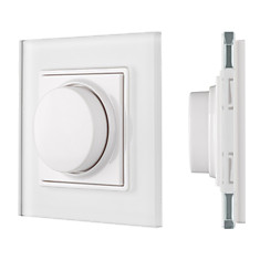Диммер роторный встраеваемый DIM White (230V, 2.4G)